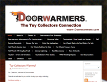 Tablet Screenshot of doorwarmers.com
